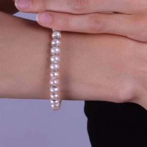 freshwater pearl bracelet silver 950