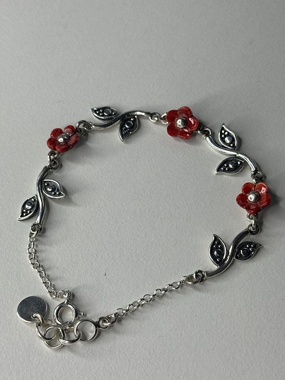 rose spondylus bracelet for woman