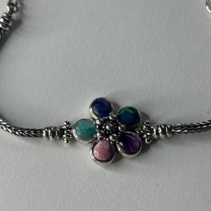 flowers five petals bracelet for woman
