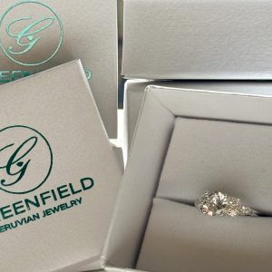 zircon mini crown ring silver 950