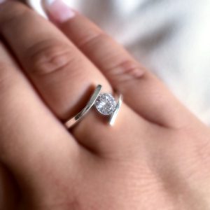 promise zircon for woman silver 950