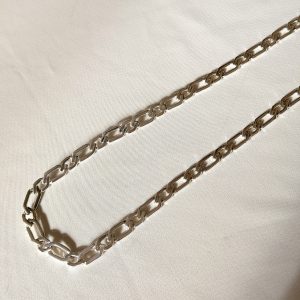 hexagonal necklace for men silver 950