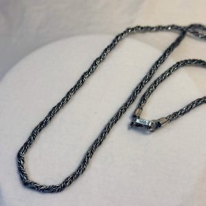 spike necklace for men silver 950