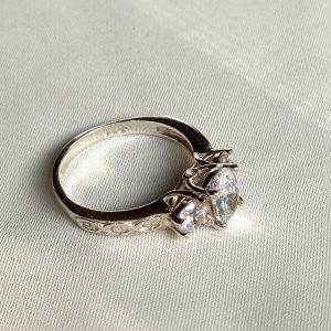 Zircon Premium Ring Silver 950