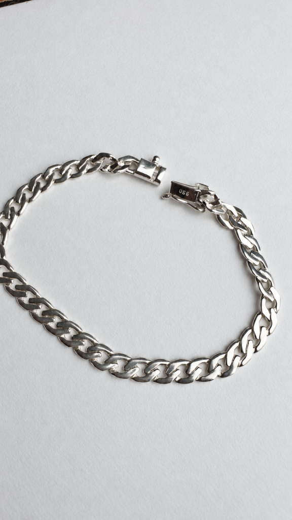 August Lomo Bracelet Silver 950 for Men