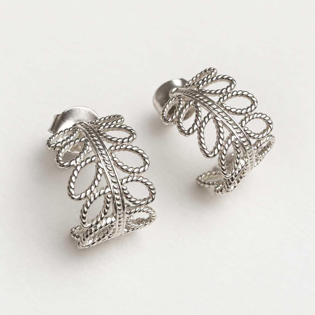 Laurel Twist Hoops